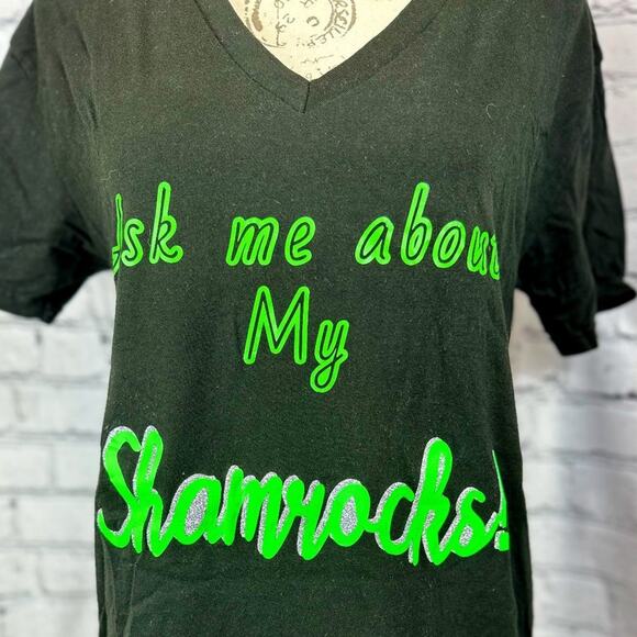 Ask me about my Shamrocks Tee shirt - L - Picture 3 of 7